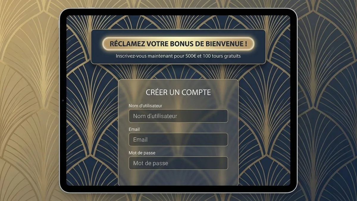 Inscription avec bonus